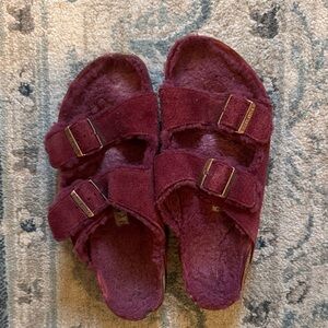 Burgundy Birkenstocks
